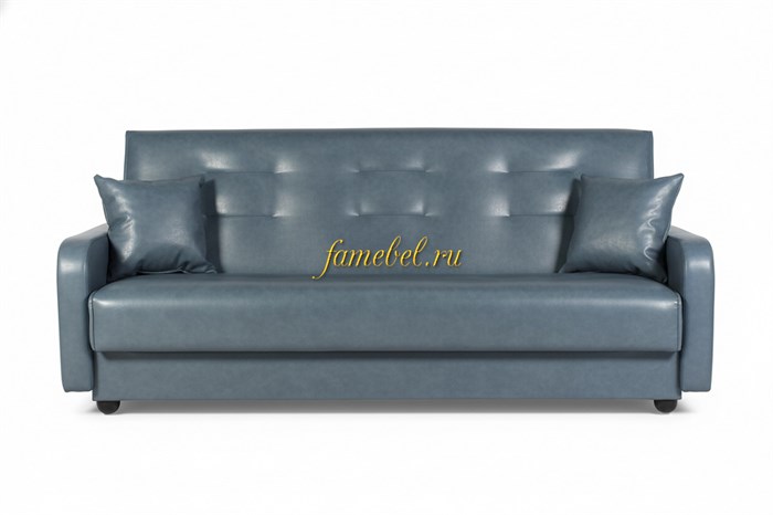 Диван книжка Аккорд 140 экокожа серый