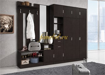 {{photo.Alt || photo.Description || 'Прихожая Любава 3 для большого холла в цвете венге'}}