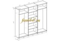 Шкаф шестистворчатый София 7 МДФ схема сборки
