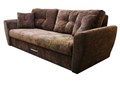 Диван еврокнижка Амстердам Люкс 160 полностью велюр коричневый