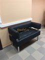 Диван business 2000х800 экокожа чёрный