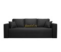 Ливерпуль диван еврокнижка рогожка чёрная
