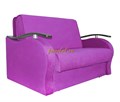 Диван аккордеон Алекс велюр фиолетовый 140