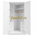 Шкаф угловой Стильный 2УР белый внутри