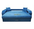 Диван Еврокнижка Манчестер с подсветкой полностью велюр синий 5272 Диван Еврокнижка Манчестер с подсветкой полностью велюр синий 5272
