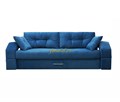 Диван Еврокнижка Манчестер с подсветкой полностью велюр синий 5272 Диван Еврокнижка Манчестер с подсветкой полностью велюр синий 5272