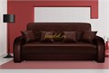 Диван Престиж 140 экокожа коричневая в интерьере