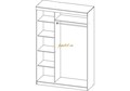 Шкаф купе Стиль 3 глубина 600 мм