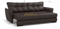 Диван угловой Амстердам 160 экокожа венге