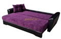 Диван еврокнижка Амстердам 160 велюр фиолетовый