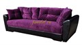 Диван еврокнижка Амстердам 150 велюр фиолетовый 915