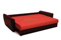 Диван еврокнижка Амстердам 160 рогожка красная