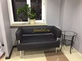 Диван business 1200х800 экокожа черный