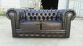 Диван Честер 2- х местный, черный