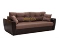 Диван еврокнижка Амстердам 160 рогожка коричневая