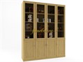 Гала 4.4 шкаф для книг четырехдверный цвет клён